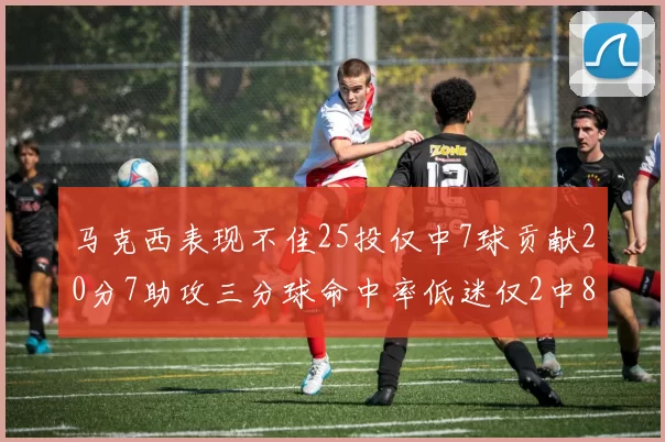 马克西表现不佳25投仅中7球贡献20分7助攻三分球命中率低迷仅2中8